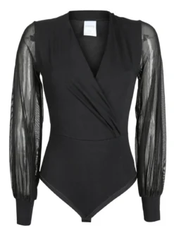 Kissimo CASSANDRA Maglia a body con maniche velate