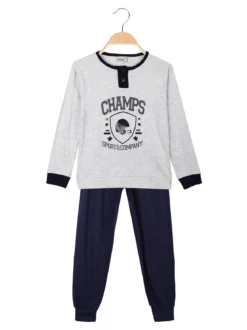 Kotton Pigiama lungo da bambino in cotone