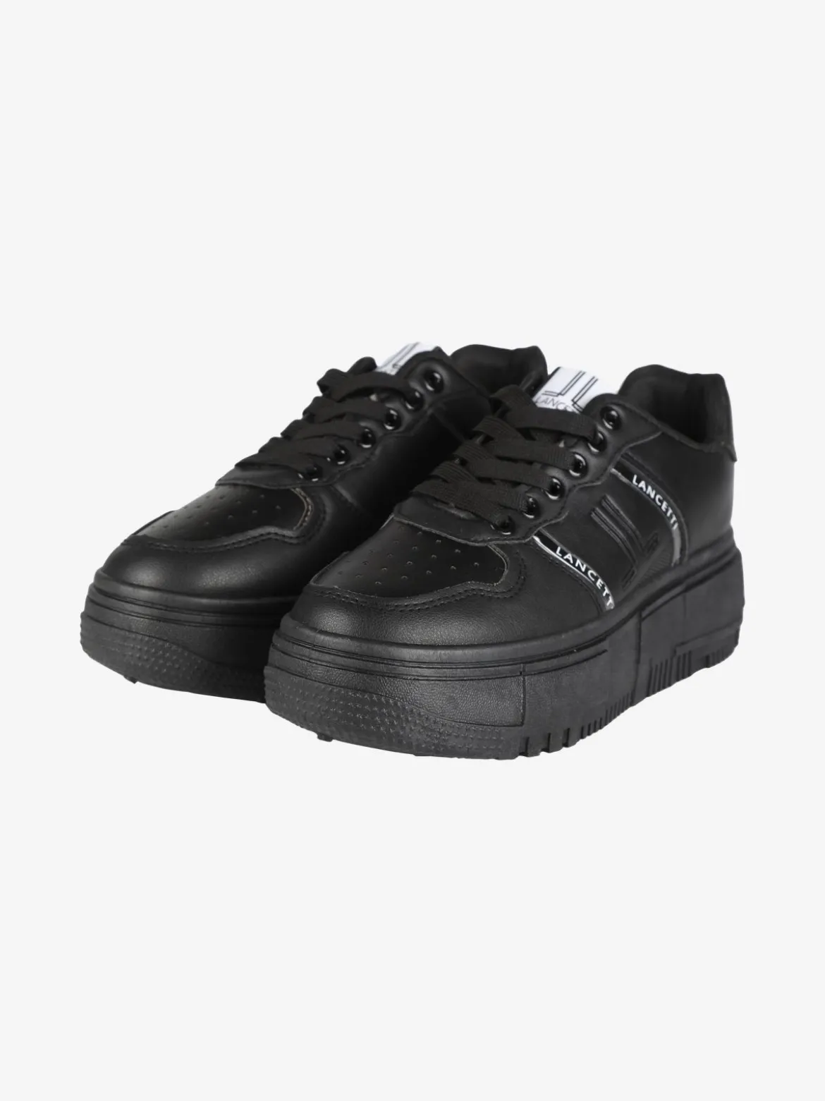 Lancetti Sneakers da donna stringata con zeppa