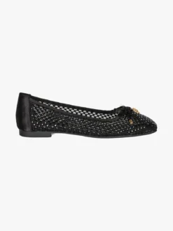Laura Biagiotti Ballerine donna in tulle con strass - nero