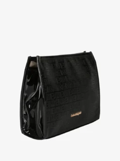 Laura Biagiotti Beauty case in vernice da donna con zip - nero