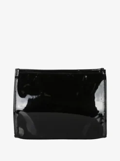 Laura Biagiotti Beauty case in vernice da donna con zip - nero