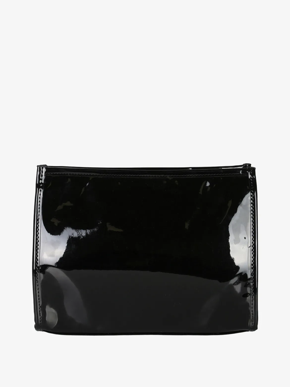 Laura Biagiotti Beauty case in vernice da donna con zip - nero