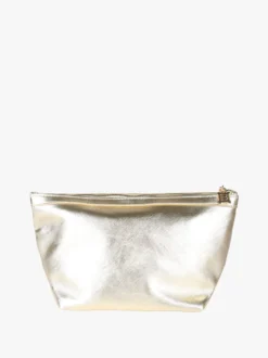Laura Biagiotti Beauty case medio con logo - oro