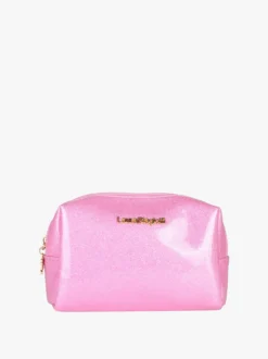 Laura Biagiotti Beauty case piccolo glitterato - rosa
