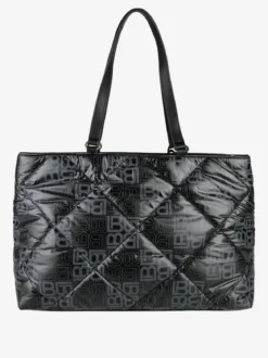 Laura Biagiotti Borsa donna shopping in tessuto impermeabile - nero
