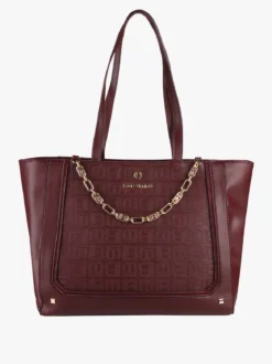 Laura Biagiotti Borsa donna tote con catena - bordeaux