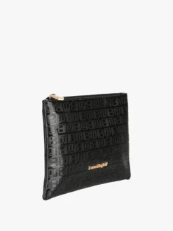 Laura Biagiotti Bustina donna in vernice con zip - nero