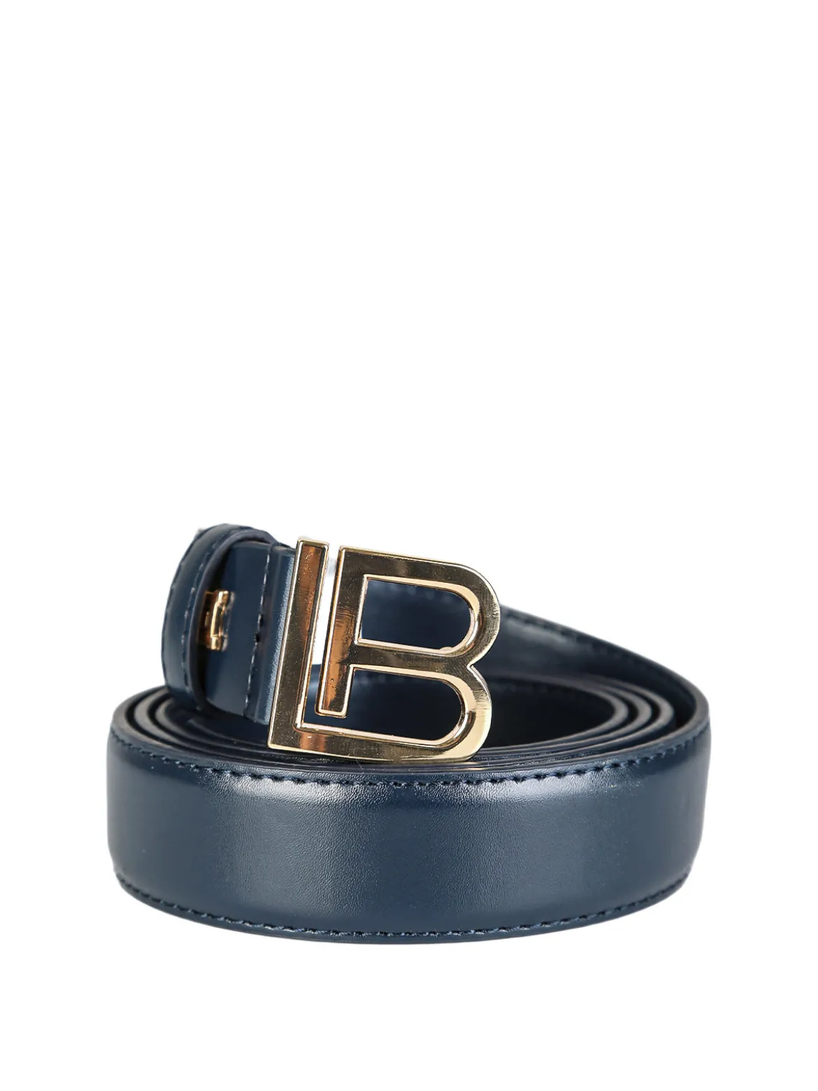 Laura Biagiotti Cintura da donna in pelle rivestita con logo - blu