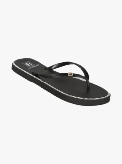 Laura Biagiotti Infradito donna da mare con strass - nero