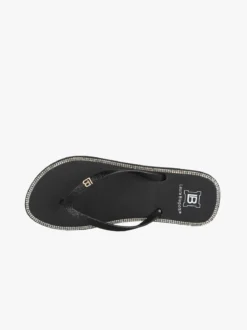 Laura Biagiotti Infradito donna da mare con strass - nero