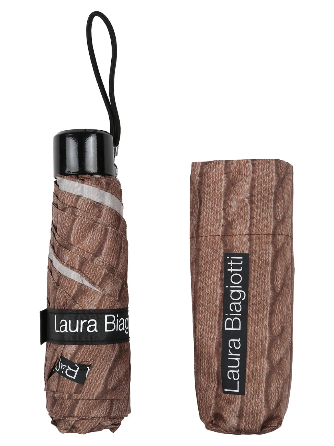 Laura Biagiotti Ombrello mini pieghevole - marrone