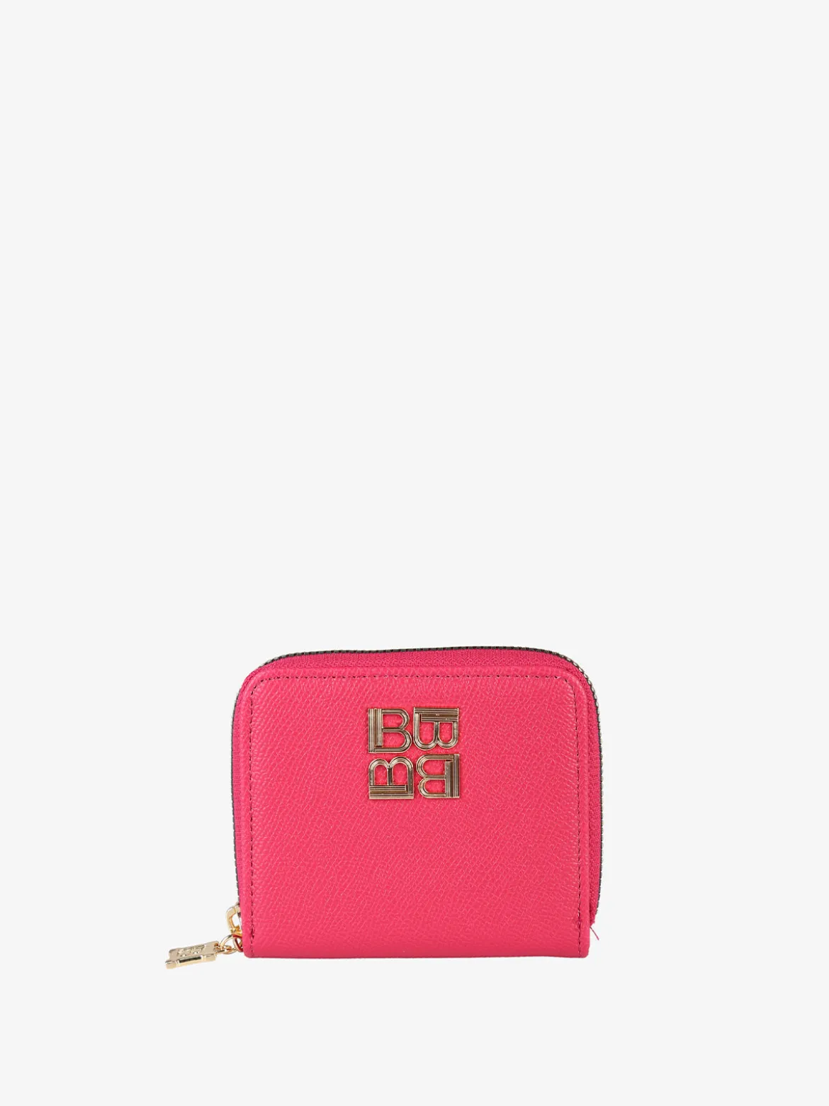 Laura Biagiotti Portafoglio mini da donna zip e logo - fucsia