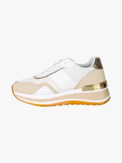 Laura Biagiotti Sneakers donna con paltform e strass - beige