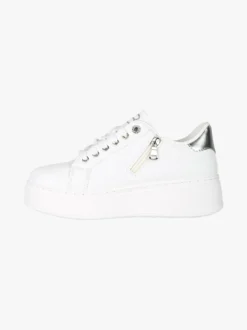 Laura Biagiotti Sneakers donna gioiello con platform - argento