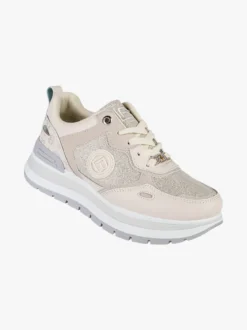 Laura Biagiotti Sneakers donna lurex con platform - argento