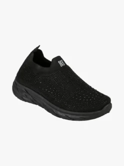 Laura Biagiotti Sneakers donna slip on con borchie - nero
