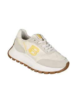 Laura Biagiotti Sneakers donna stringate con platform - beige
