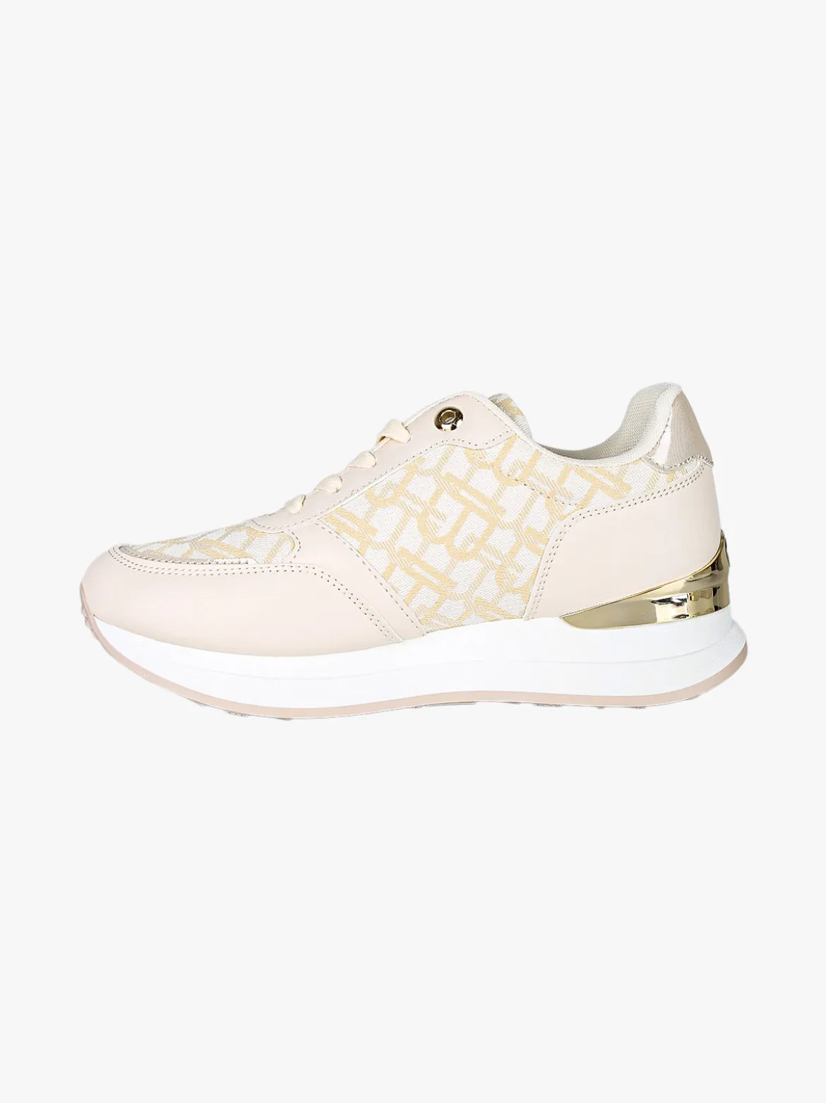 Laura Biagiotti Sneakers donna stringate con platform - beige