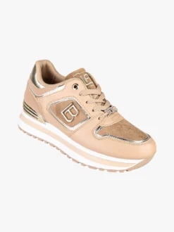 Laura Biagiotti Sneakers donna stringate con platform - cammello