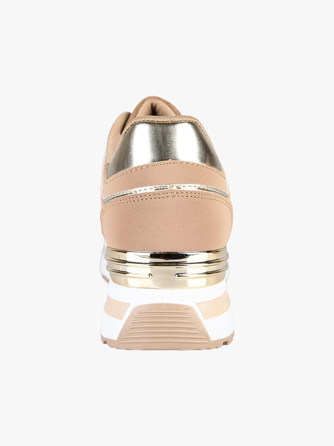 Laura Biagiotti Sneakers donna stringate con platform - cammello