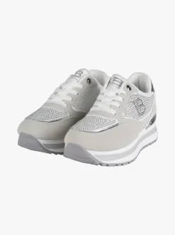Laura Biagiotti Sneakers donna stringate con strass e platform