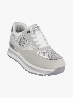 Laura Biagiotti Sneakers donna stringate con strass e platform