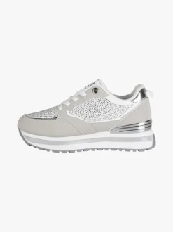 Laura Biagiotti Sneakers donna stringate con strass e platform