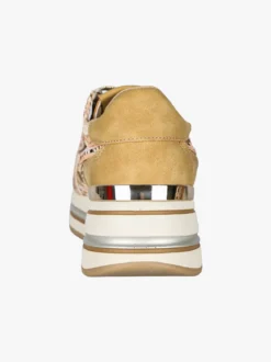 Laura Biagiotti Sneakers donna traforate con platform - oro