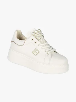 Laura Biagiotti Sneakers gioiello da donna con platform - beige