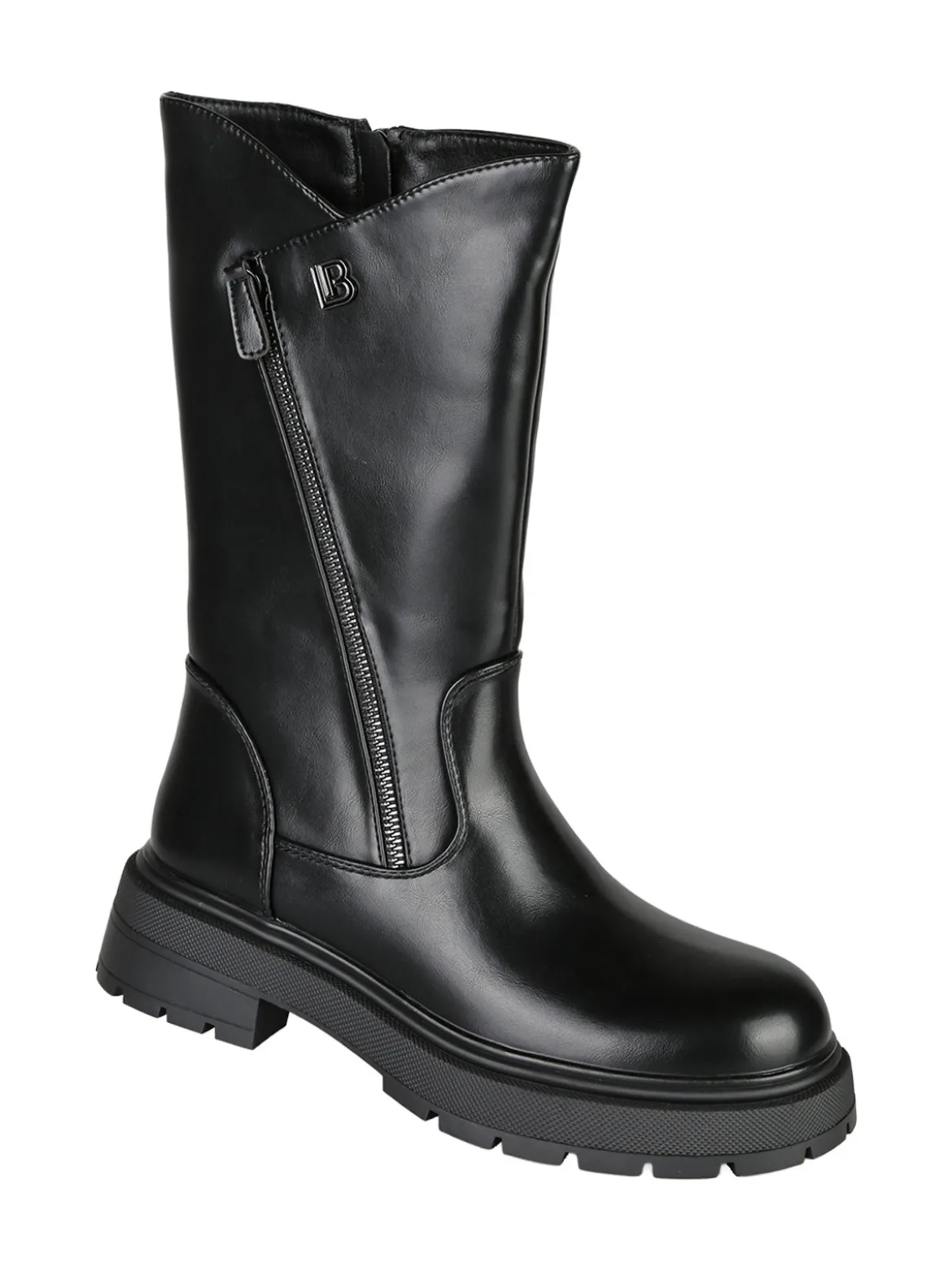 Laura Biagiotti Stivaletti donna chunky con cerniere - nero
