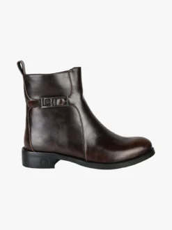 Laura Biagiotti Stivaletti donna minimal bassi con zip - moro