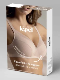 Lepel TESORO LEPELBRA 301 Reggiseno donna con ferretto coppa C - coffe