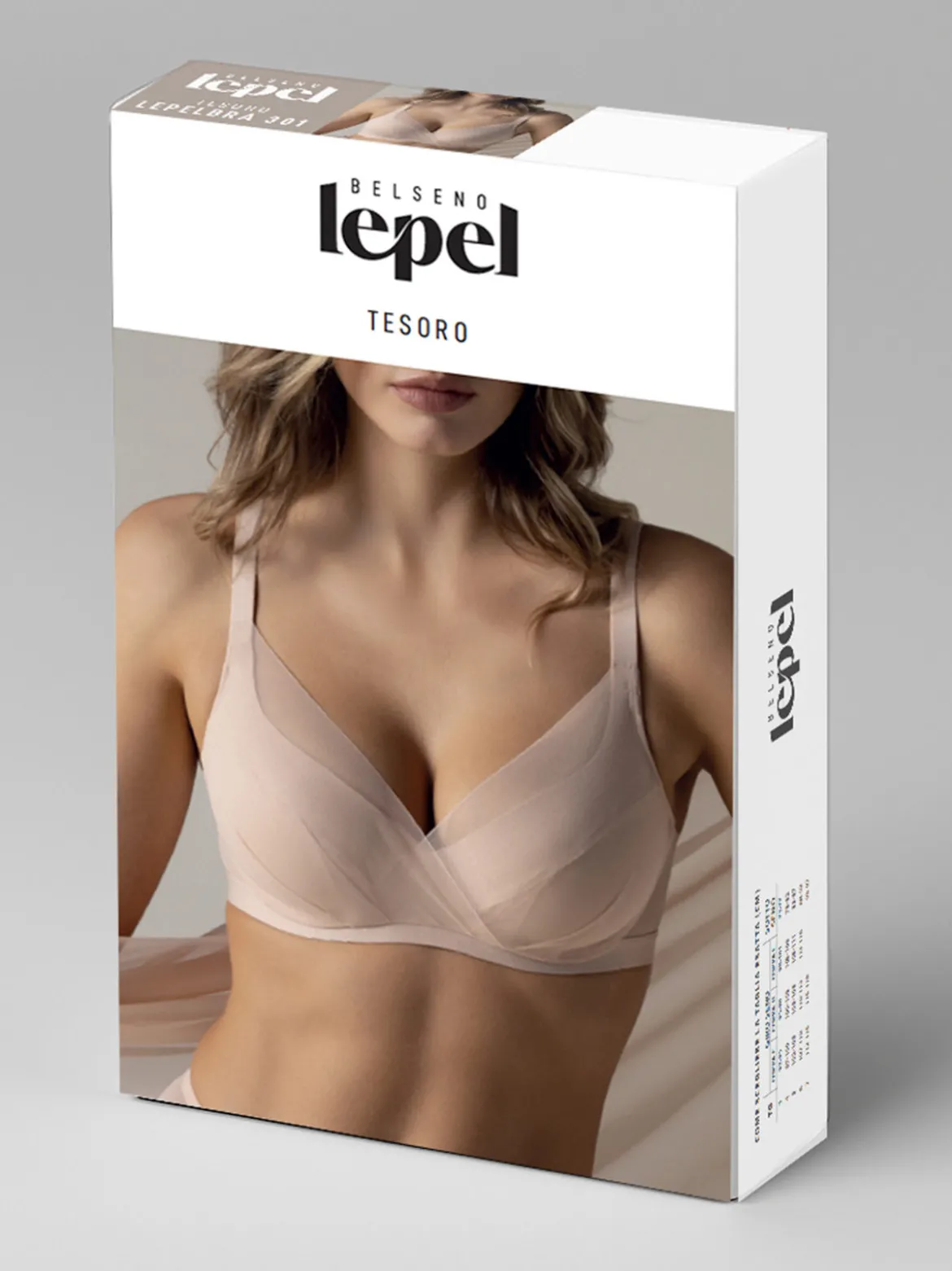 Lepel TESORO LEPELBRA 301 Reggiseno donna con ferretto coppa C - cipria