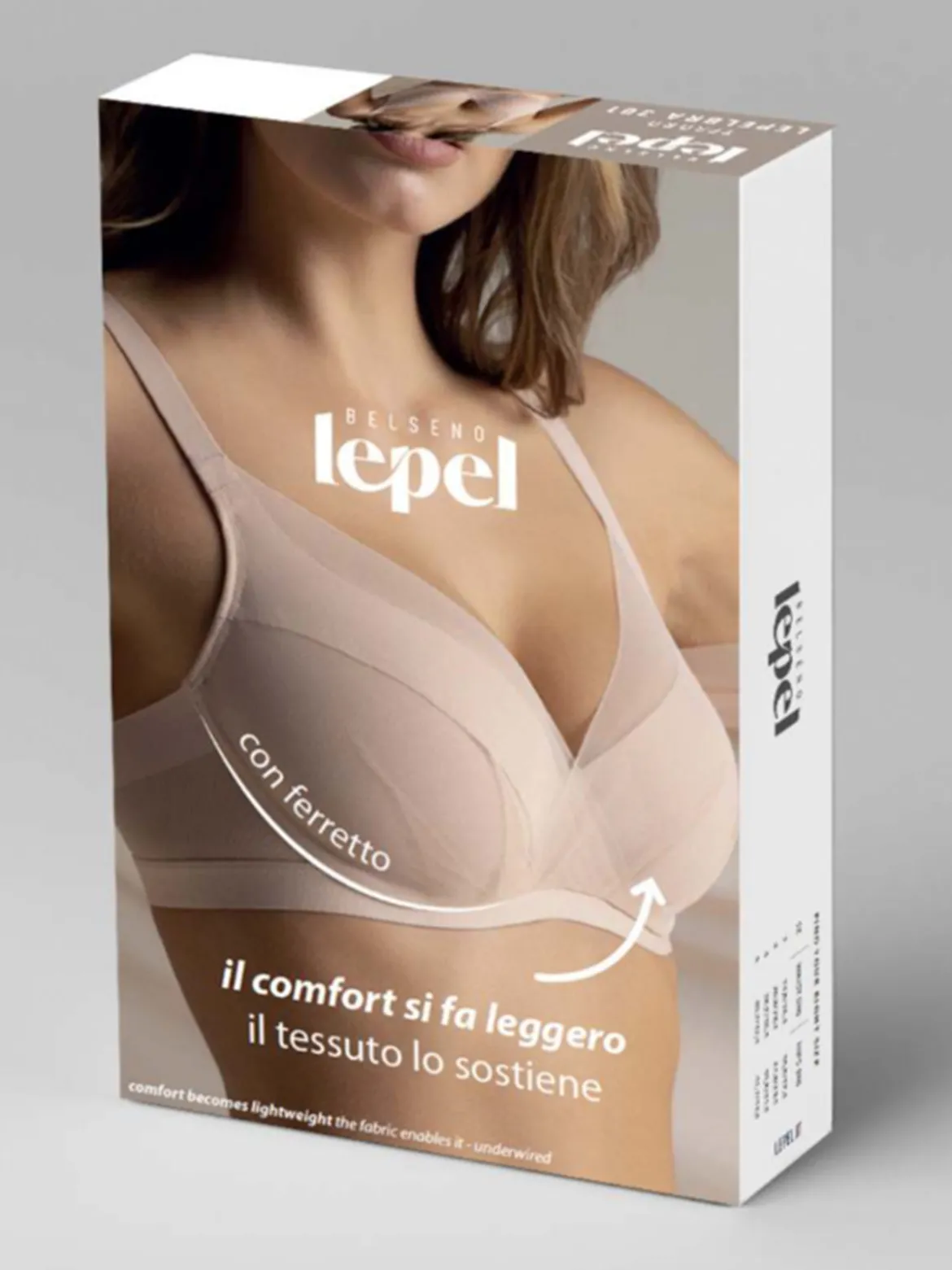 Lepel TESORO LEPELBRA 301 Reggiseno donna con ferretto coppa C - cipria