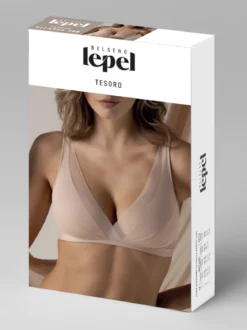Lepel TESORO VELABRA 300 Reggiseno donna senza ferretto coppa B - coffe