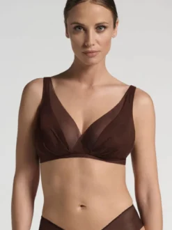 Lepel TESORO VELABRA 300 Reggiseno donna senza ferretto coppa B - coffe