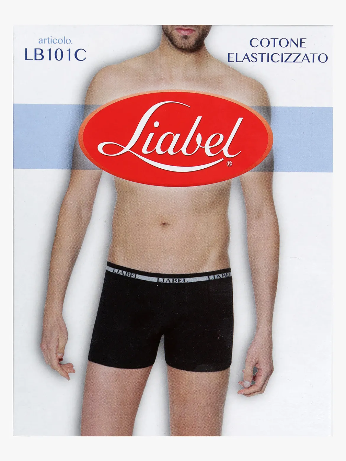 Liabel Boxer da uomo in cotone elasticizzato