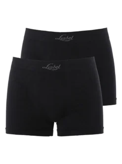 Liabel Confezione da 2 boxer uomo in microfibra - nero