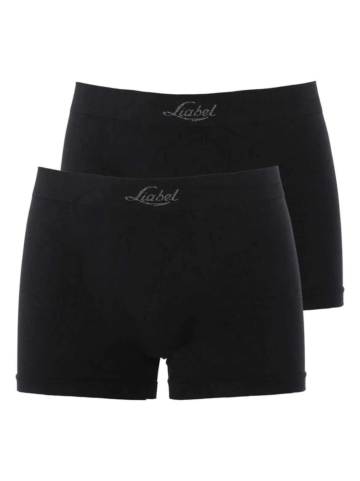 Liabel Confezione da 2 boxer uomo in microfibra - nero