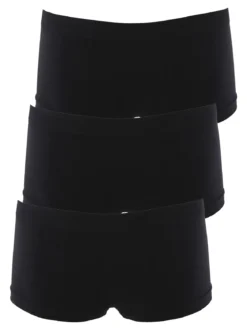 Liabel Confezione da 3 pezzi boxerino donna in microfibra - nero