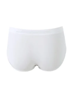 Liabel Confezione da 3 slip donna a vita alta in microfibra - bianco
