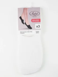 Liabel Sottopiede in cotone donna Confezione da 3 paia
