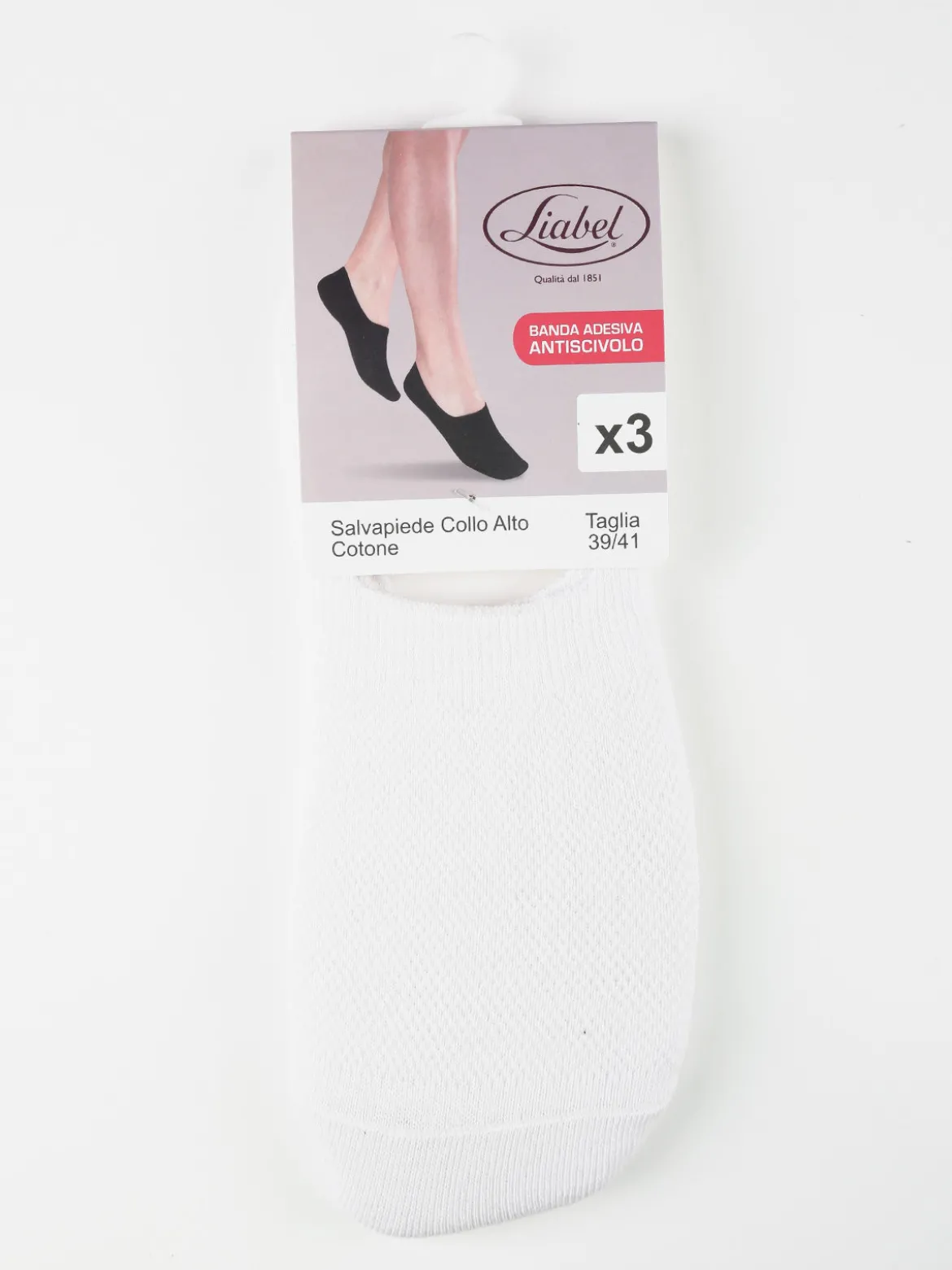 Liabel Sottopiede in cotone donna Confezione da 3 paia