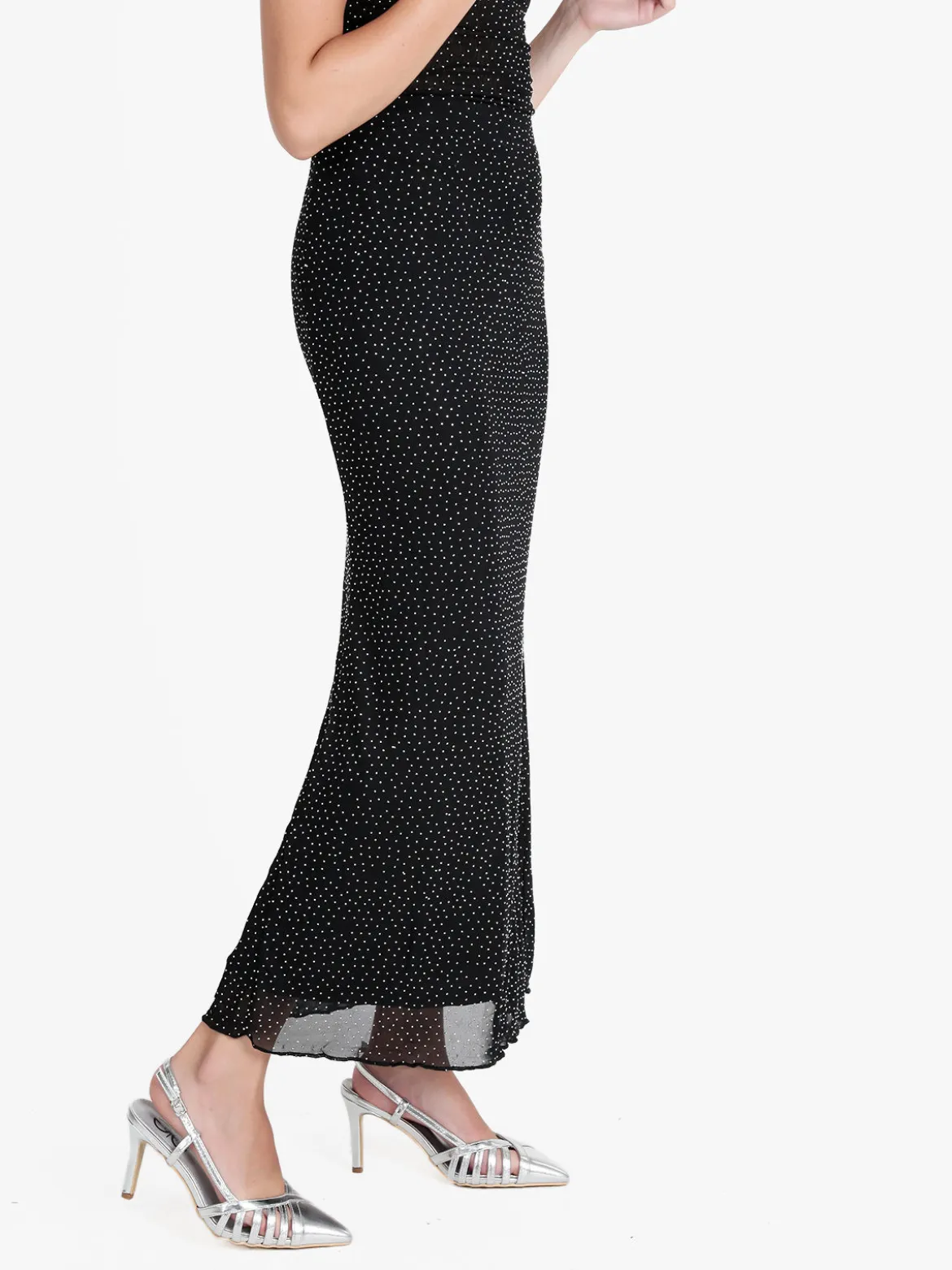 Lissimo Gonna lunga in tulle con strass