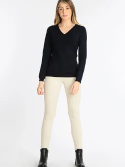 Lois & Pepe Pullover da donna scollo a V