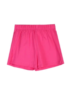 Lollitop Completo corto da bambina con canotta e shorts in cotone - fucsia
