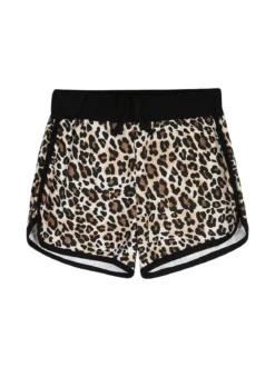 Lollitop Completo corto da bambina con t-shirt crop e shorts maculati