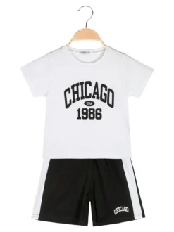 Lollitop Completo corto da bambina con t-shirt e shorts