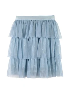 Lollitop Completo da bambina 3 pezzi con giacca in jeans e gonna in tulle